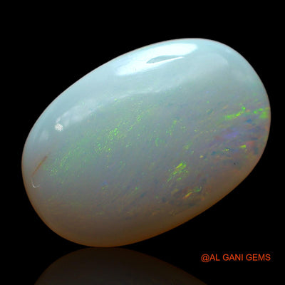 Natural Fire Opal Gemstone 3.00 Cts Loose Oval Cabochon From Australia 14x10x4 mm AE-276
