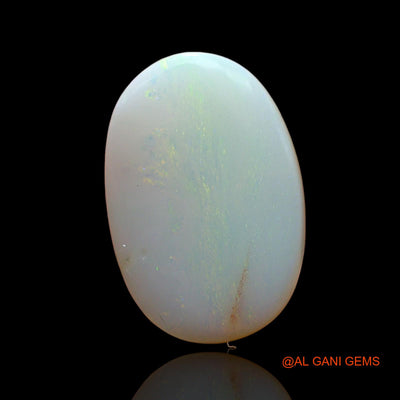 Natural Fire Opal Gemstone 3.00 Cts Loose Oval Cabochon From Australia 14x10x4 mm AE-276