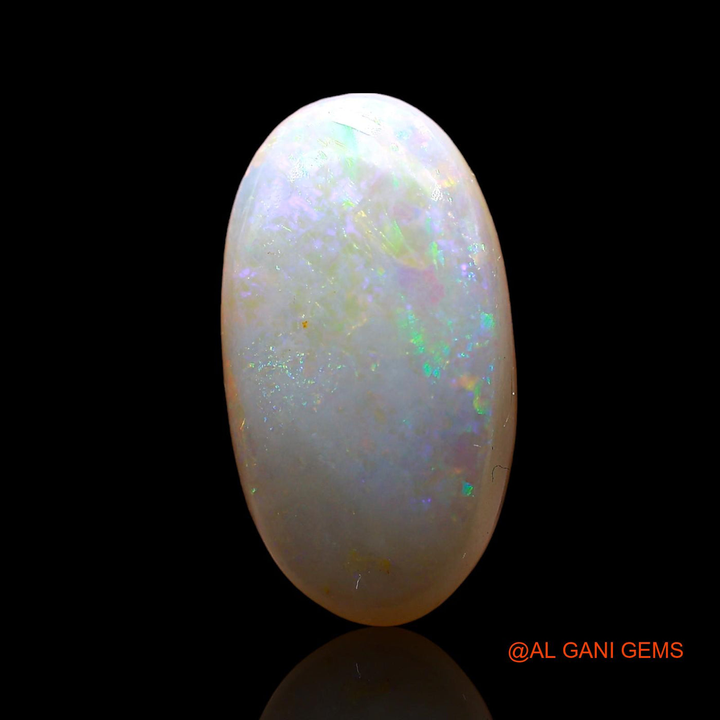 3.00 Cts Natural Australian Fire Opal Loose Gemstone Oval Cabochon 15x8x4 mm AE-278