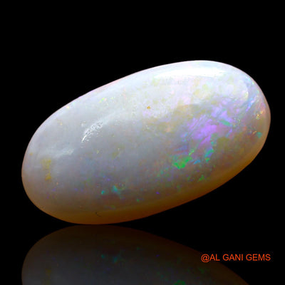 3.00 Cts Natural Australian Fire Opal Loose Gemstone Oval Cabochon 15x8x4 mm AE-278