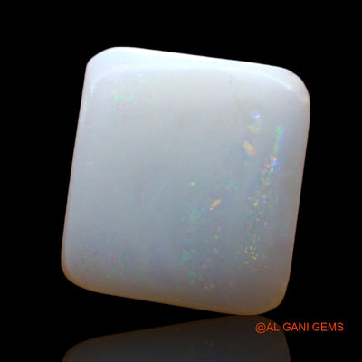 3.00 Cts Natural Australian Fire Opal Square Cabochon Loose Gemstone For Jewelry 12x11x2 mm AE-279