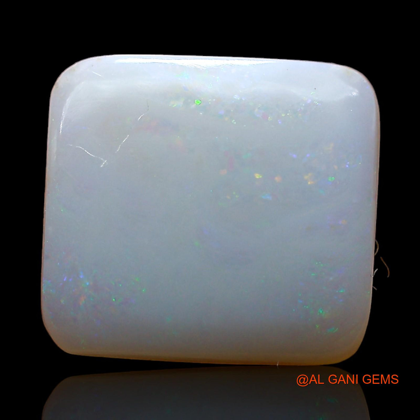 3.00 Cts Natural Australian Fire Opal Square Cabochon Loose Gemstone For Jewelry 12x11x2 mm AE-279
