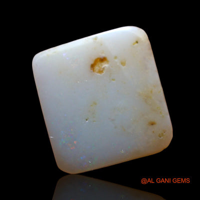 3.00 Cts Natural Australian Fire Opal Square Cabochon Loose Gemstone For Jewelry 12x11x2 mm AE-279