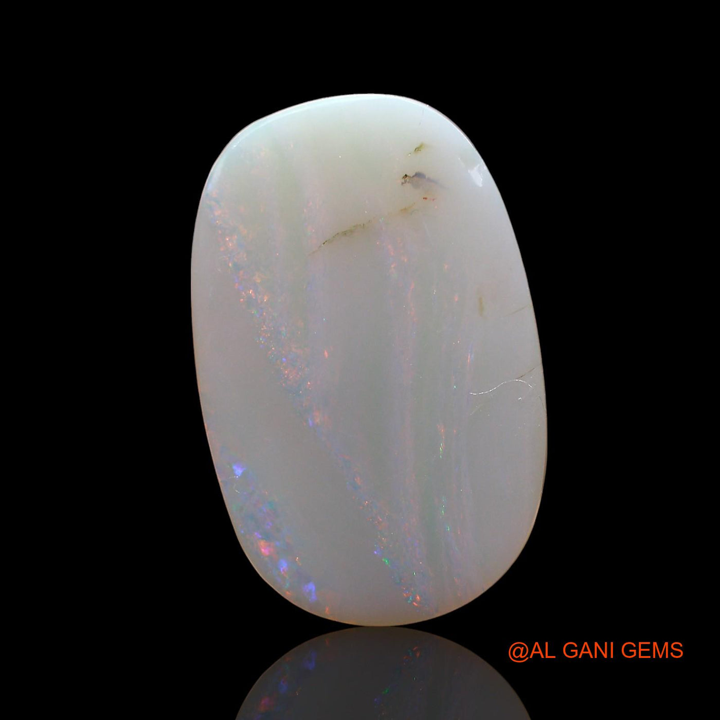 9.00 Cts Natural Australian Fire Opal Loose Gemstone Oval Cabochon 20x13x5 mm AE-27