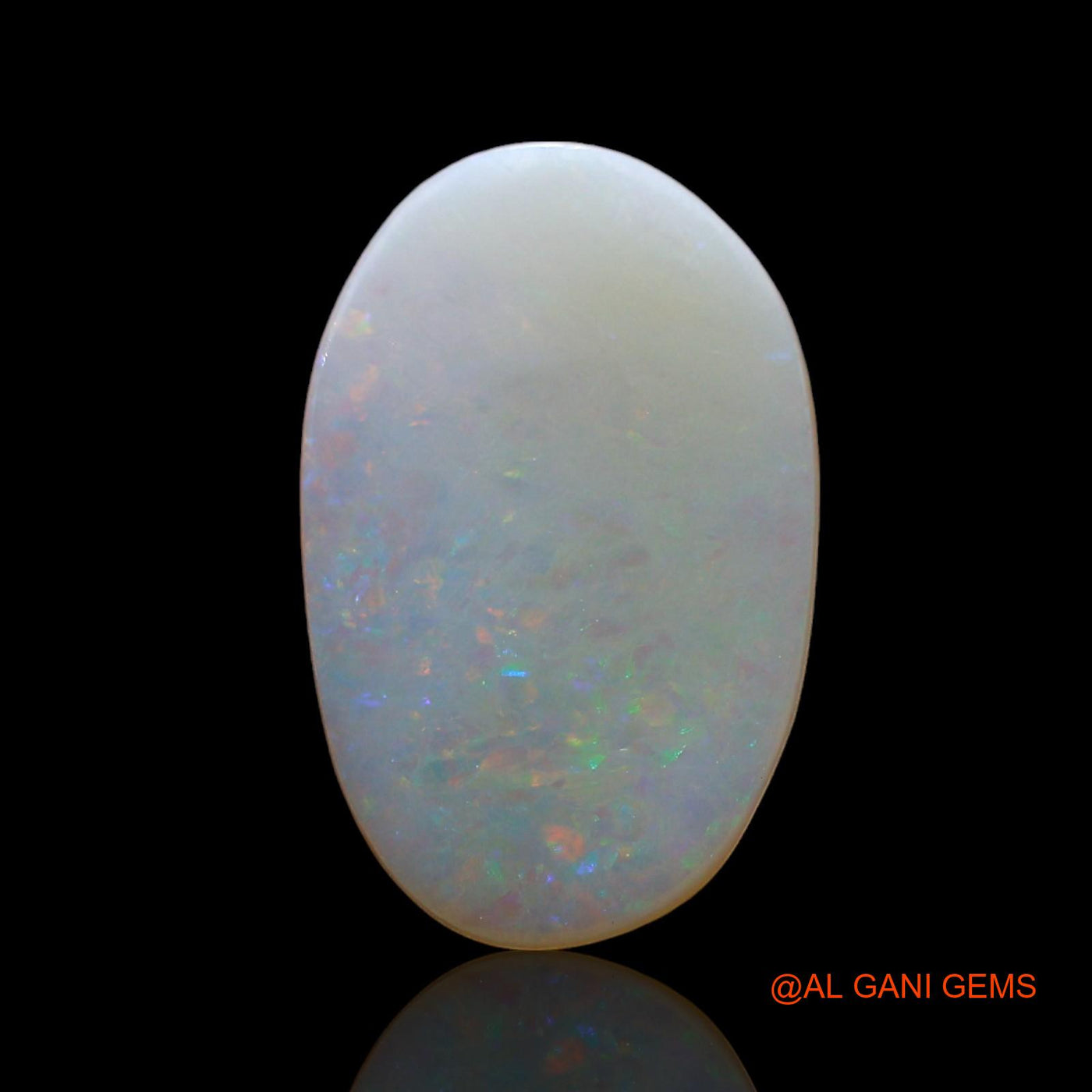 1.00 Cts Natural Australian Fire Opal Loose Gemstone Oval Cabochon 14x9x1 mm AE-280