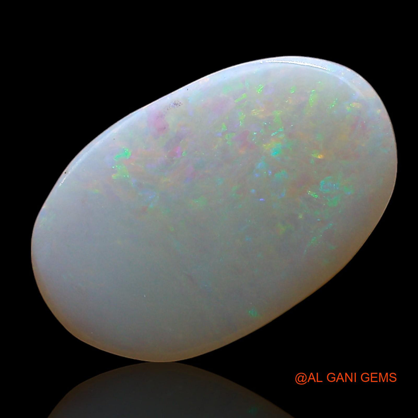1.00 Cts Natural Australian Fire Opal Loose Gemstone Oval Cabochon 14x9x1 mm AE-280