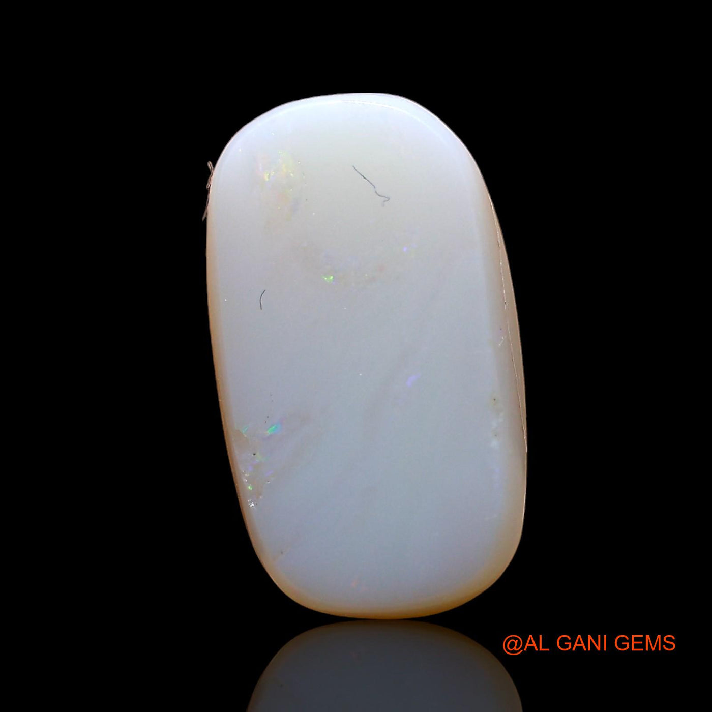 Natural Untreated Fire Opal Loose Gemstone Oval Cabochon From Australia 4.00 Cts 14x8x4 mm AE-281
