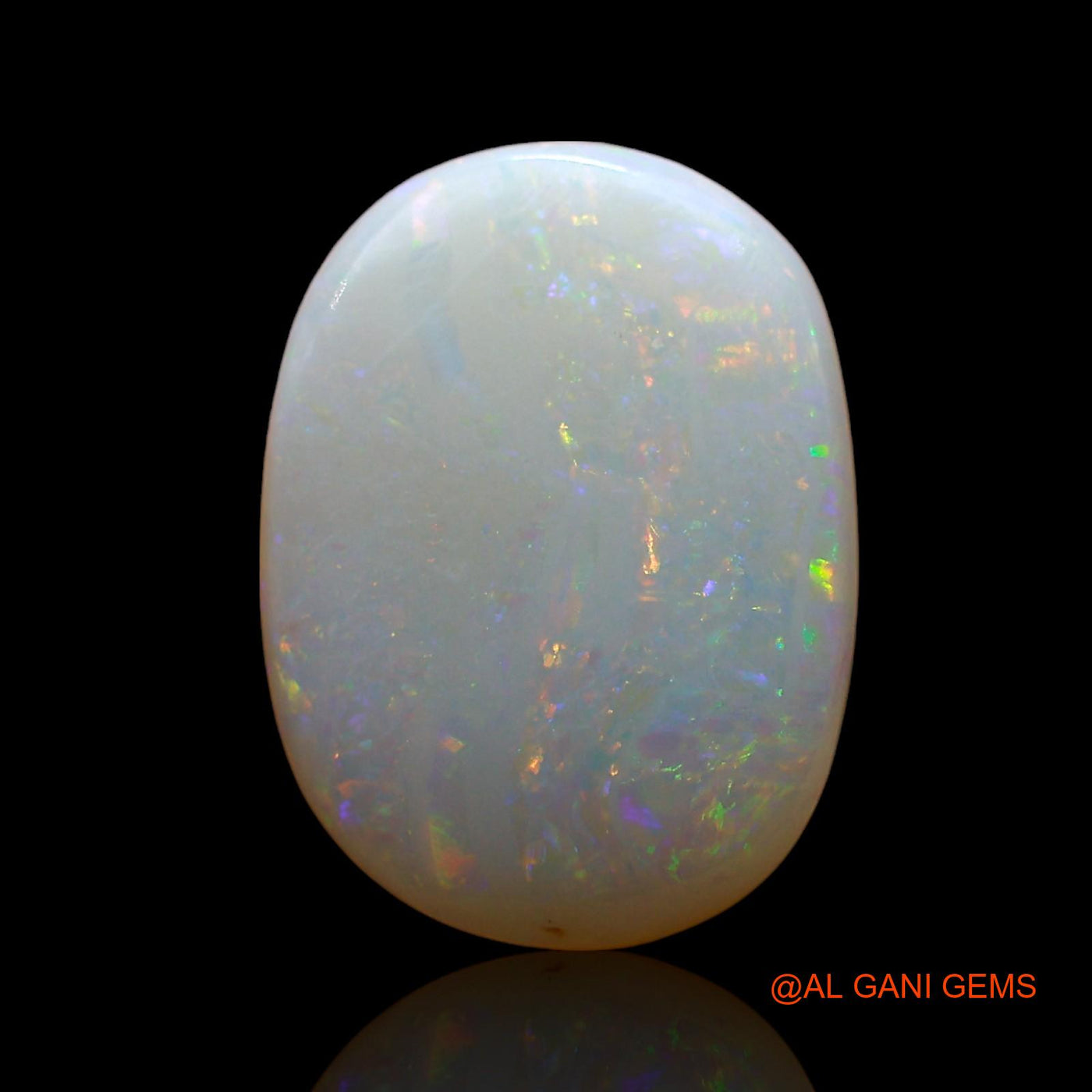 3.00 Cts Natural Australian Fire Opal Loose Gemstone Oval Cabochon 14x10x3 mm AE-282