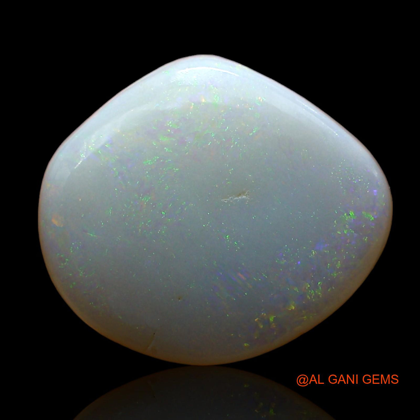 Natural Fire Opal Gemstone 3.00 Cts Loose Fancy Cabochon From Australia 14x12x3 mm AE-283