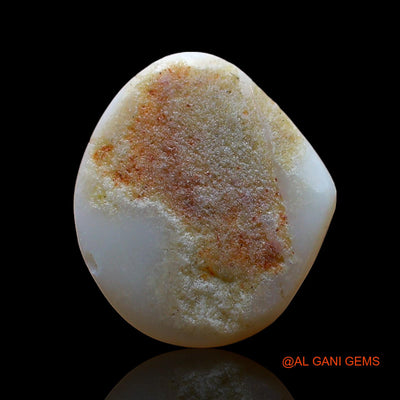 Natural Fire Opal Gemstone 3.00 Cts Loose Fancy Cabochon From Australia 14x12x3 mm AE-283