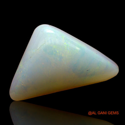 5.00 Cts Natural Australian Fire Opal Loose Gemstone Trillion Cabochon 15x9x6 mm AE-284