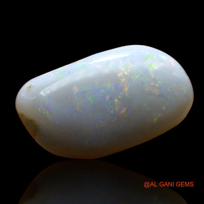 Natural Untreated Fire Opal Loose Gemstone Oval Cabochon From Australia 4.00 Cts 15x8x5 mm AE-286