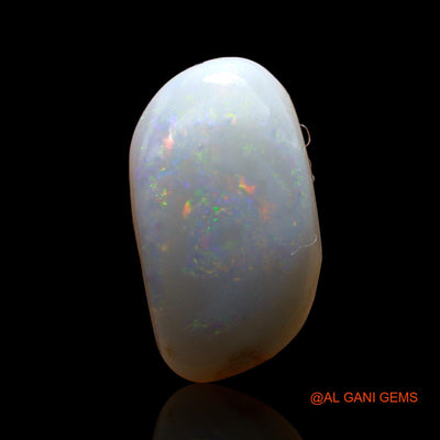 Natural Untreated Fire Opal Loose Gemstone Oval Cabochon From Australia 4.00 Cts 15x8x5 mm AE-286