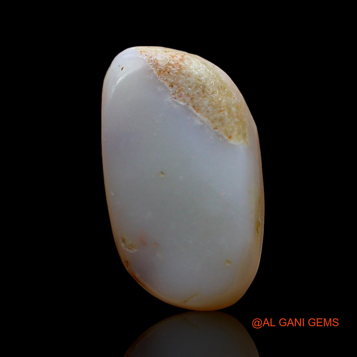 Natural Untreated Fire Opal Loose Gemstone Oval Cabochon From Australia 4.00 Cts 15x8x5 mm AE-286