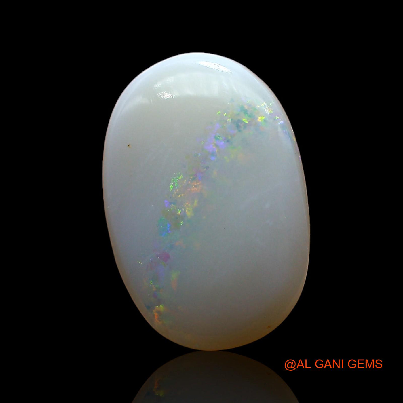 2.00 Cts Natural Australian Fire Opal Loose Gemstone Oval Cabochon 14x9x3 mm AE-287