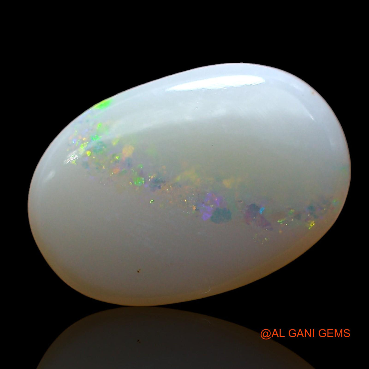 2.00 Cts Natural Australian Fire Opal Loose Gemstone Oval Cabochon 14x9x3 mm AE-287
