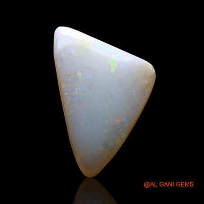 Natural Untreated Fire Opal Loose Gemstone Trillion Cabochon From Australia 2.00 Cts 15x9x3 mm AE-288