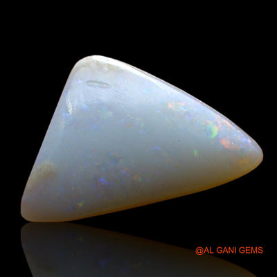 Natural Untreated Fire Opal Loose Gemstone Trillion Cabochon From Australia 2.00 Cts 15x9x3 mm AE-288