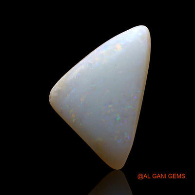 Natural Untreated Fire Opal Loose Gemstone Trillion Cabochon From Australia 2.00 Cts 15x9x3 mm AE-288