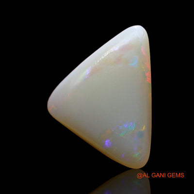 2.00 Cts Natural Australian Fire Opal Loose Gemstone Trillion Cabochon 14x10x3 mm AE-289