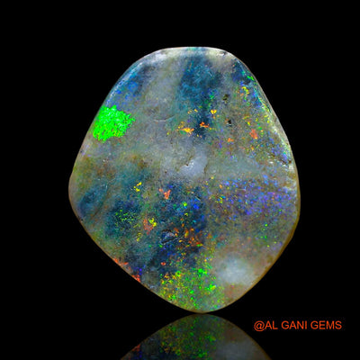 4.00 Cts Natural Australian Fire Opal Fancy Cabochon Loose Gemstone For Jewelry 19x16x2 mm AE-28
