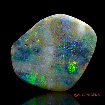 4.00 Cts Natural Australian Fire Opal Fancy Cabochon Loose Gemstone For Jewelry 19x16x2 mm AE-28