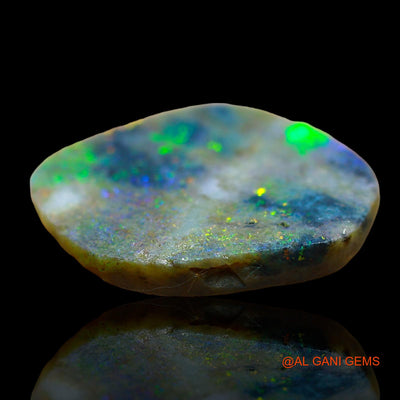 4.00 Cts Natural Australian Fire Opal Fancy Cabochon Loose Gemstone For Jewelry 19x16x2 mm AE-28