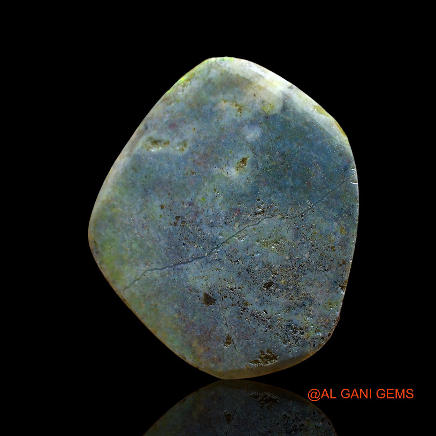 4.00 Cts Natural Australian Fire Opal Fancy Cabochon Loose Gemstone For Jewelry 19x16x2 mm AE-28