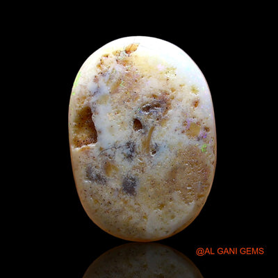 3.00 Cts Natural Australian Fire Opal Loose Gemstone Oval Cabochon 14x10x4 mm AE-290