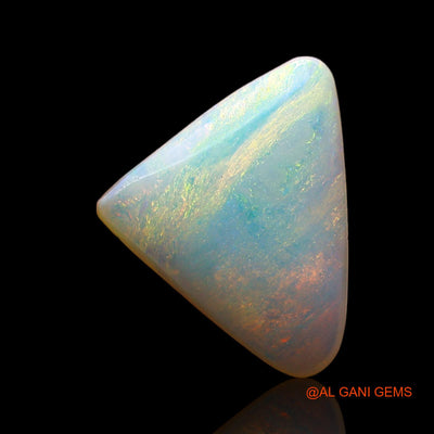 Natural Untreated Fire Opal Loose Gemstone Trillion Cabochon From Australia 2.00 Cts 13x10x3 mm AE-291