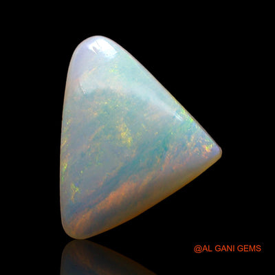 Natural Untreated Fire Opal Loose Gemstone Trillion Cabochon From Australia 2.00 Cts 13x10x3 mm AE-291