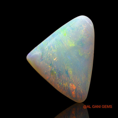 Natural Untreated Fire Opal Loose Gemstone Trillion Cabochon From Australia 2.00 Cts 13x10x3 mm AE-291