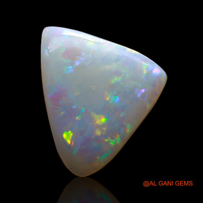 2.00 Cts Unheated Australian Fire Opal Loose Gemstone Trillion Cabochon Natural 13x11x2 mm AE-292
