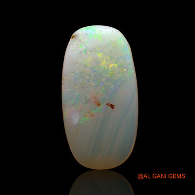 3.00 Cts Natural Australian Fire Opal Oval Cabochon Loose Gemstone For Jewelry 15x8x3 mm AE-293