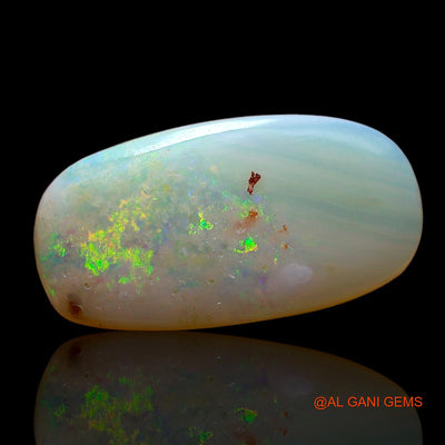 3.00 Cts Natural Australian Fire Opal Oval Cabochon Loose Gemstone For Jewelry 15x8x3 mm AE-293