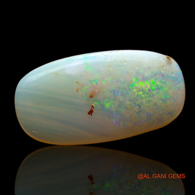 3.00 Cts Natural Australian Fire Opal Oval Cabochon Loose Gemstone For Jewelry 15x8x3 mm AE-293