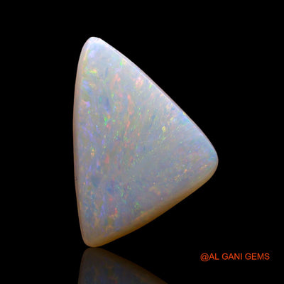 2.00 Cts Natural Australian Fire Opal Trillion Cabochon Loose Gemstone For Jewelry 14x9x3 mm AE-295