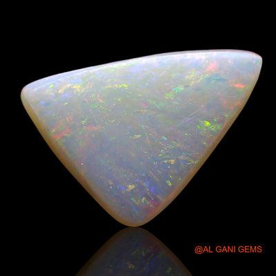 2.00 Cts Natural Australian Fire Opal Trillion Cabochon Loose Gemstone For Jewelry 14x9x3 mm AE-295
