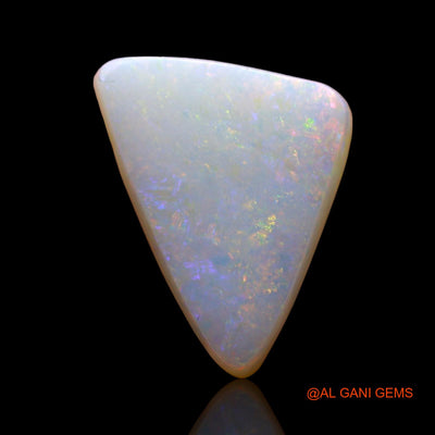2.00 Cts Natural Australian Fire Opal Trillion Cabochon Loose Gemstone For Jewelry 14x9x3 mm AE-295