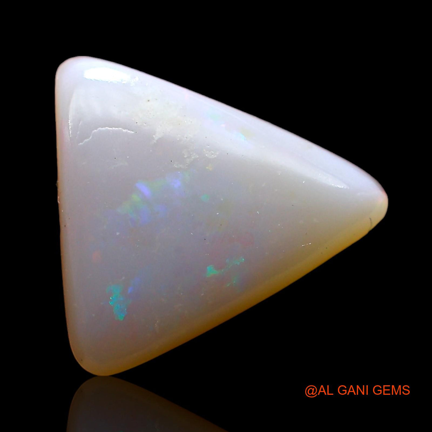 2.00 Cts Natural Australian Fire Opal Loose Gemstone Trillion Cabochon 12x11x3 mm AE-298
