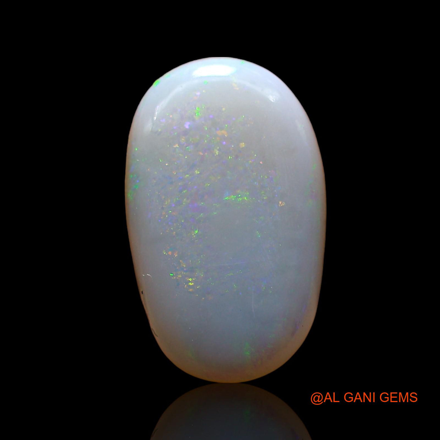 Natural Untreated Fire Opal Loose Gemstone Oval Cabochon From Australia 3.00 Cts 14x9x3 mm AE-299