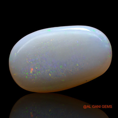 Natural Untreated Fire Opal Loose Gemstone Oval Cabochon From Australia 3.00 Cts 14x9x3 mm AE-299
