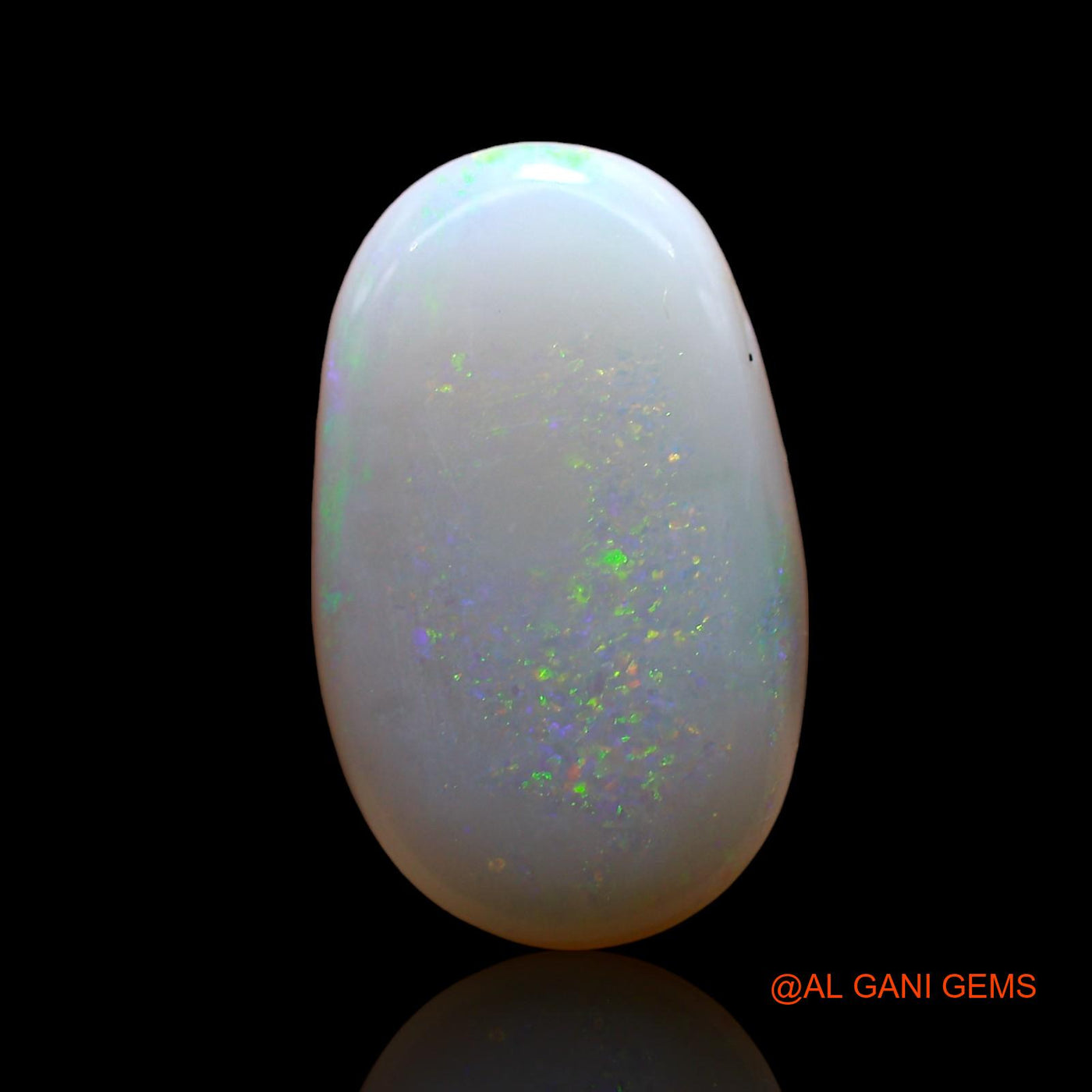 Natural Untreated Fire Opal Loose Gemstone Oval Cabochon From Australia 3.00 Cts 14x9x3 mm AE-299