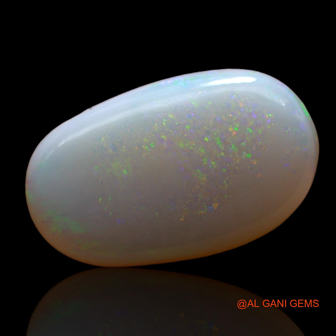 Natural Untreated Fire Opal Loose Gemstone Oval Cabochon From Australia 3.00 Cts 14x9x3 mm AE-299