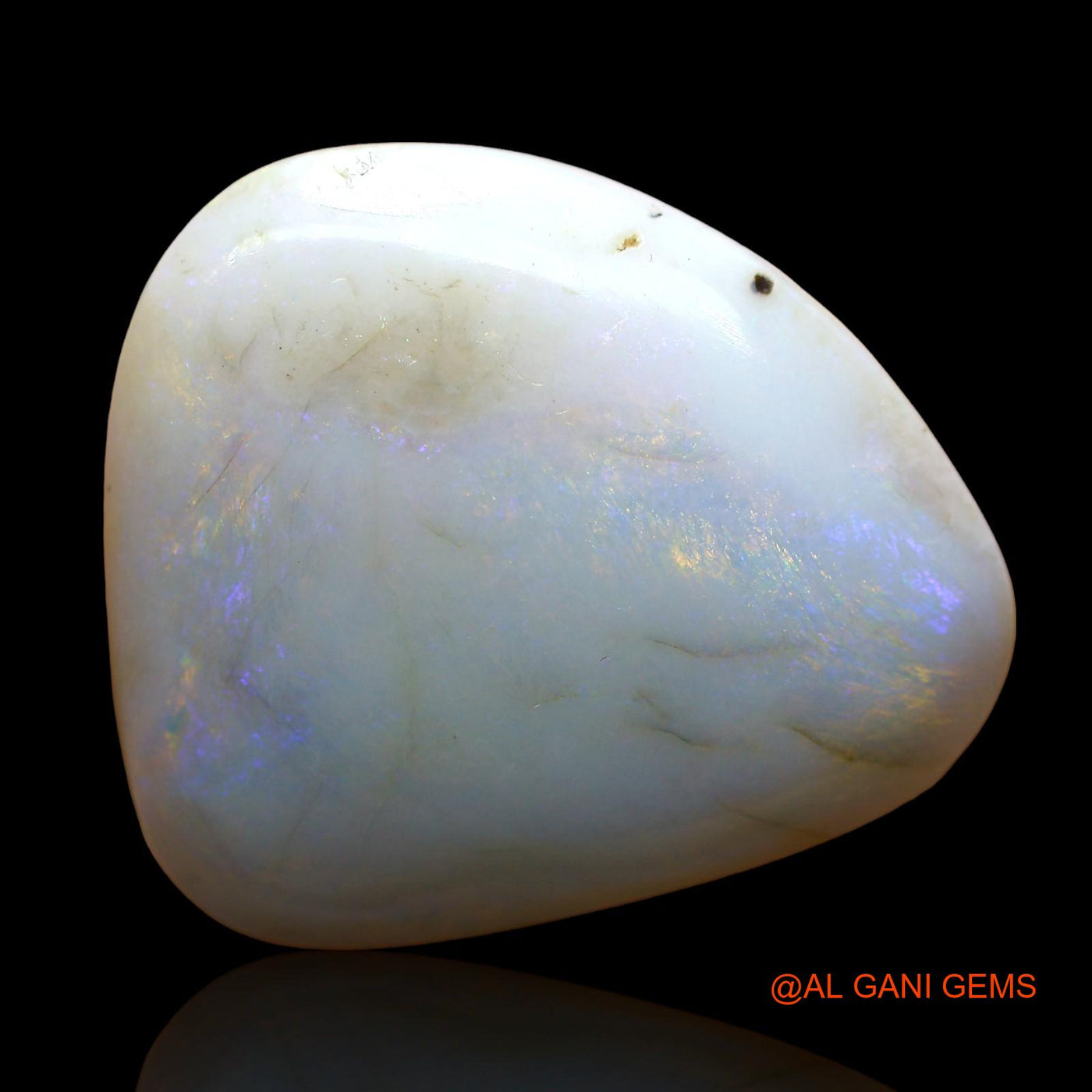 22.00 Cts Natural Australian Fire Opal Loose Gemstone Fancy Cabochon 24x21x7 mm AE-2