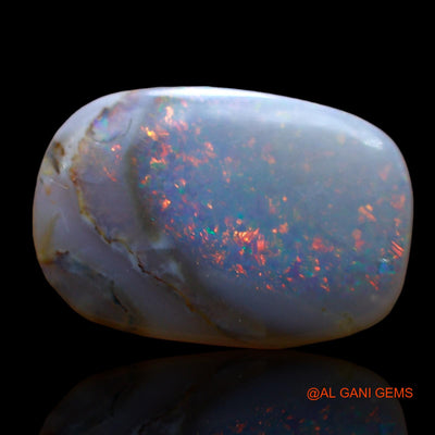 2.00 Cts Natural Australian Fire Opal Loose Gemstone Oval Cabochon 13x9x2 mm AE-300