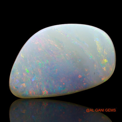 3.00 Cts Natural Australian Fire Opal Loose Gemstone Fancy Cabochon 14x9x3 mm AE-302