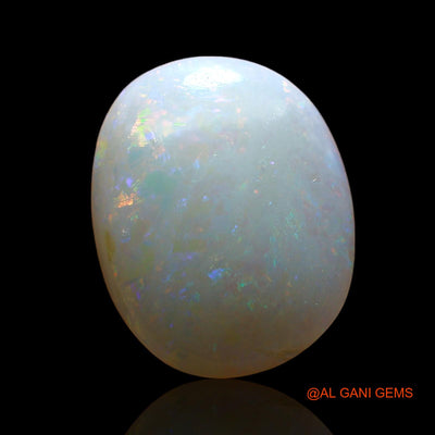 Natural Fire Opal Gemstone 3.00 Cts Loose Oval Cabochon From Australia 13x10x4 mm AE-304