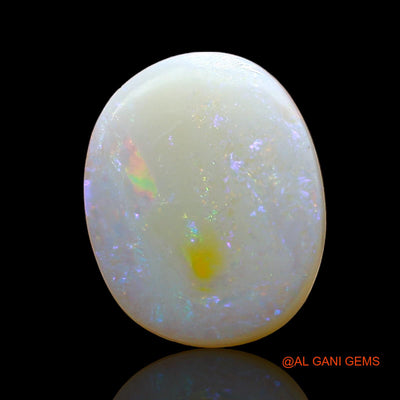 Natural Fire Opal Gemstone 3.00 Cts Loose Oval Cabochon From Australia 13x10x4 mm AE-304
