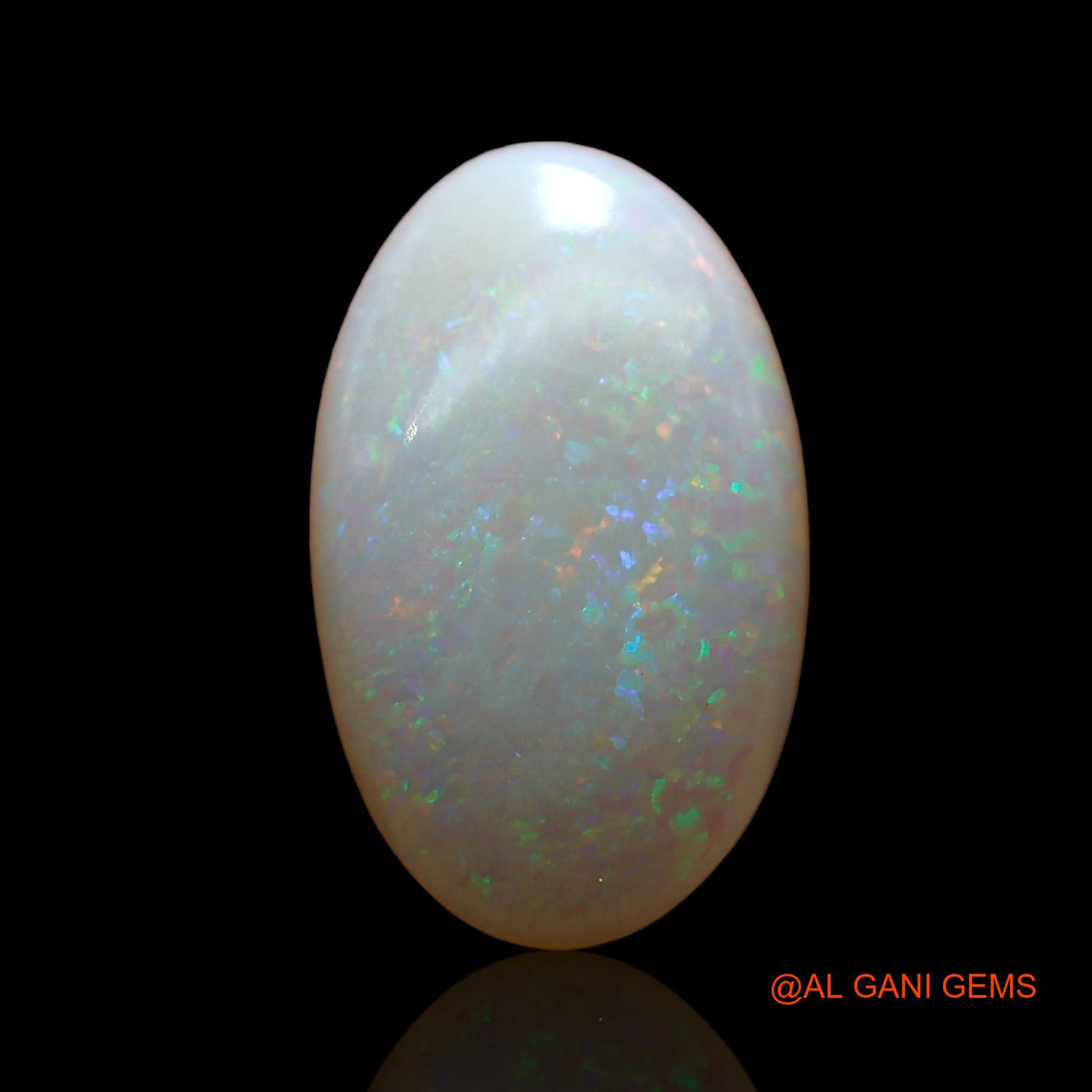 Natural Untreated Fire Opal Loose Gemstone Oval Cabochon From Australia 2.00 Cts 14x9x3 mm AE-306